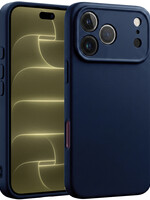 LUQ LUQ iPhone 18 Pro Hoesje Siliconen - Donkerblauw
