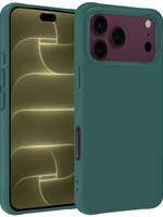 LUQ LUQ iPhone 18 Pro Hoesje Siliconen - Donkergroen