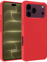 LUQ LUQ iPhone 18 Pro Hoesje Siliconen - Rood