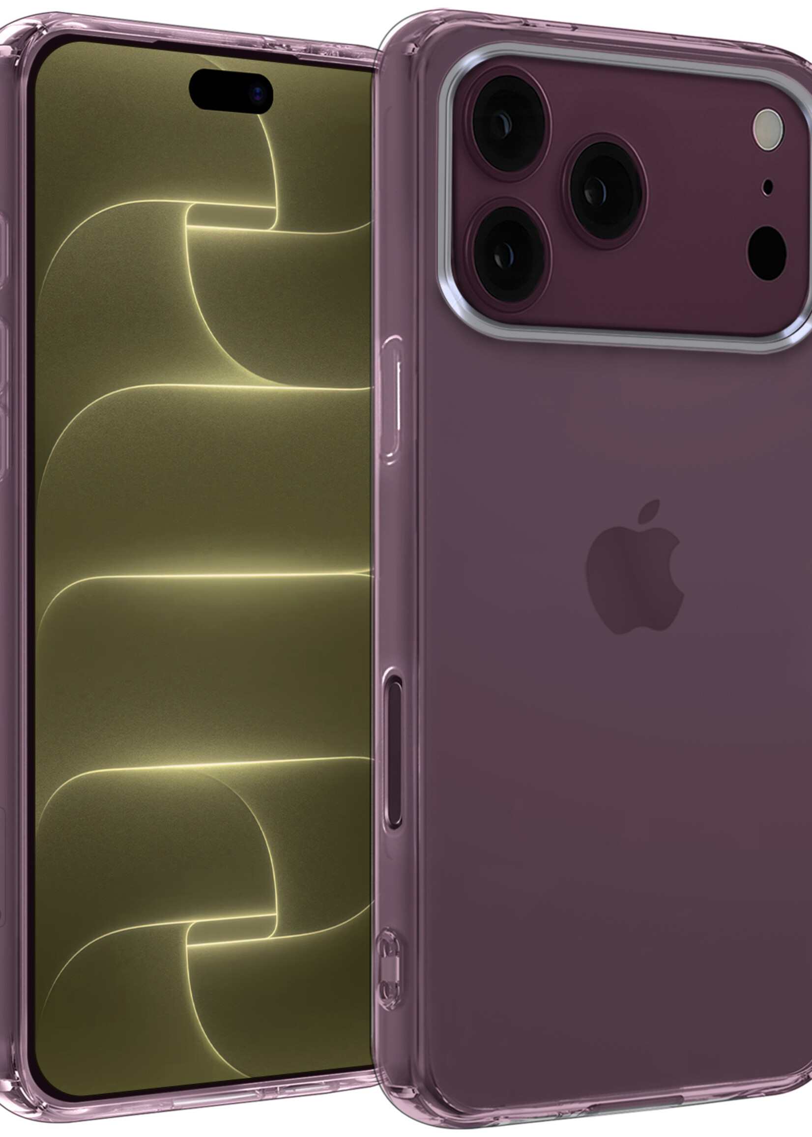 LUQ LUQ iPhone 18 Pro Hoesje Siliconen - Transparant