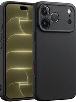 LUQ LUQ iPhone 18 Pro Hoesje Siliconen - Zwart