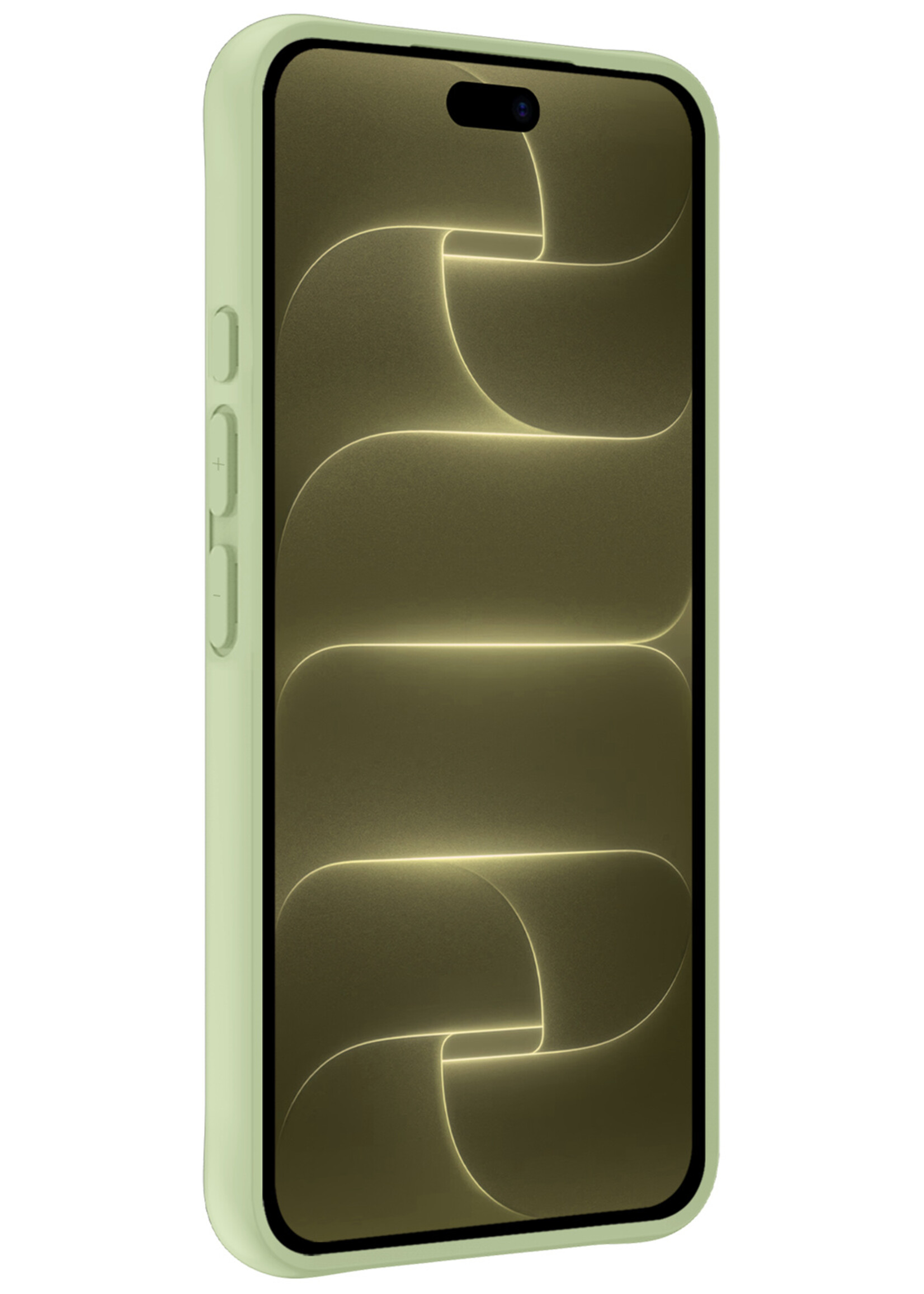 LUQ LUQ iPhone 18 Pro Hoesje Siliconen - Groen - 2 PACK
