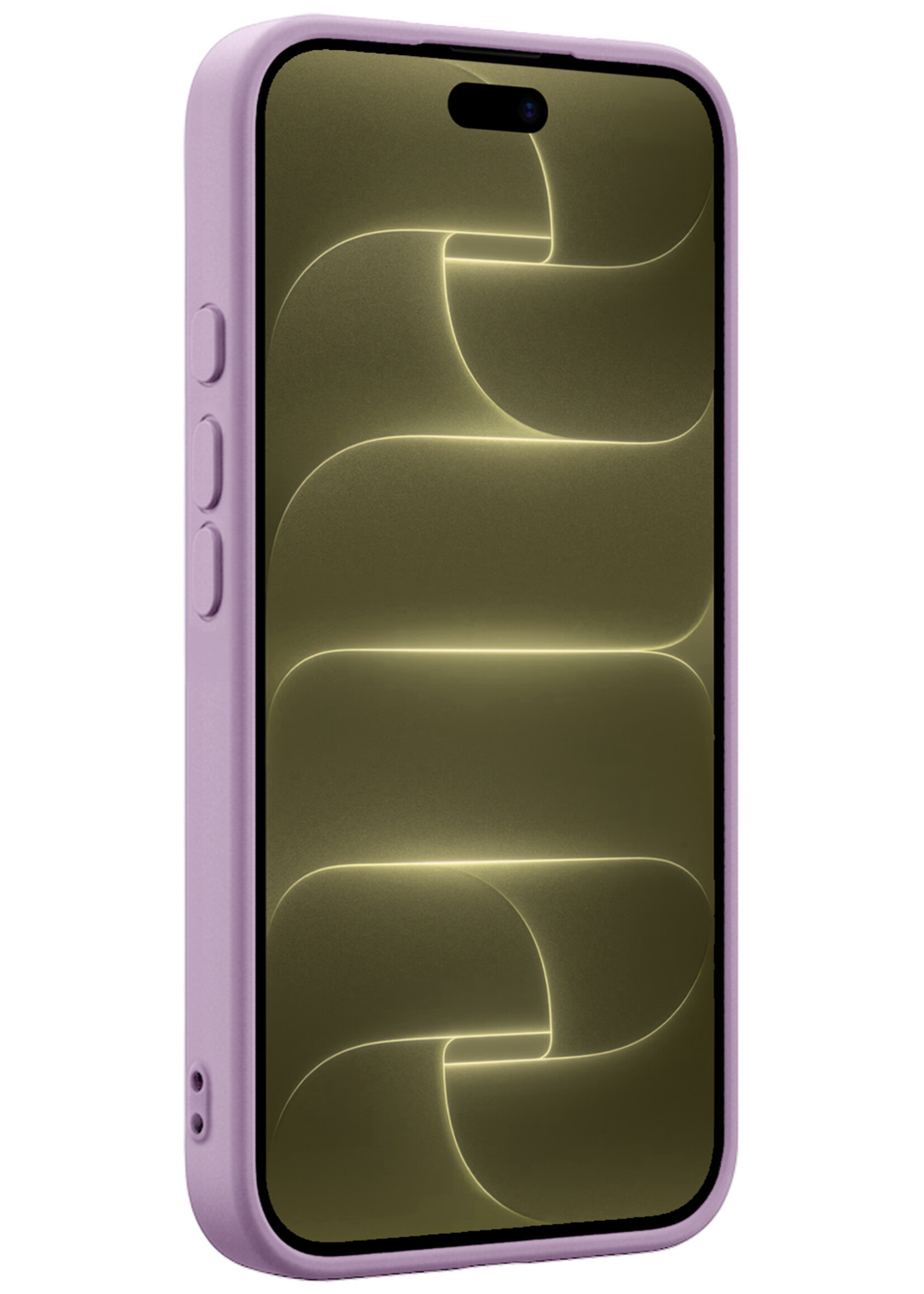 LUQ LUQ iPhone 18 Pro Hoesje Siliconen - Lila - 2 PACK
