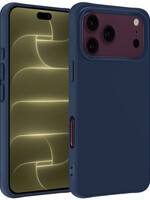 LUQ LUQ iPhone 18 Pro Max Hoesje Siliconen - Donkerblauw