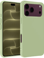 LUQ LUQ iPhone 18 Pro Max Hoesje Siliconen - Groen