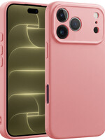 LUQ LUQ iPhone 18 Pro Max Hoesje Siliconen - Lichtroze