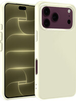 LUQ LUQ iPhone 18 Pro Max Hoesje Siliconen - Wit