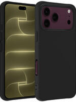 LUQ LUQ iPhone 18 Pro Max Hoesje Siliconen - Zwart