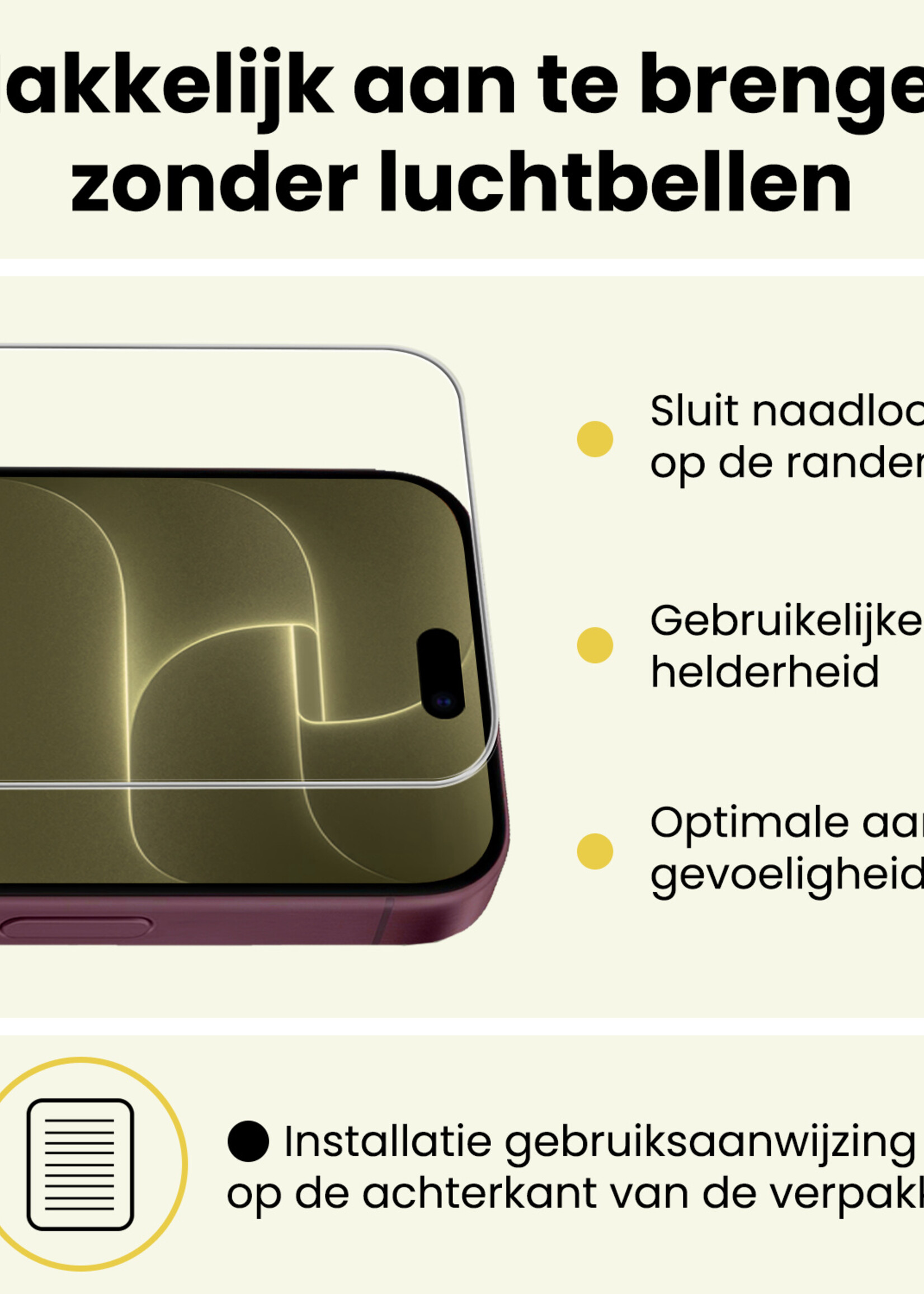 LUQ LUQ iPhone 18 Pro Max Hoesje Siliconen Met Screenprotector Met Dichte Notch - Donkergroen