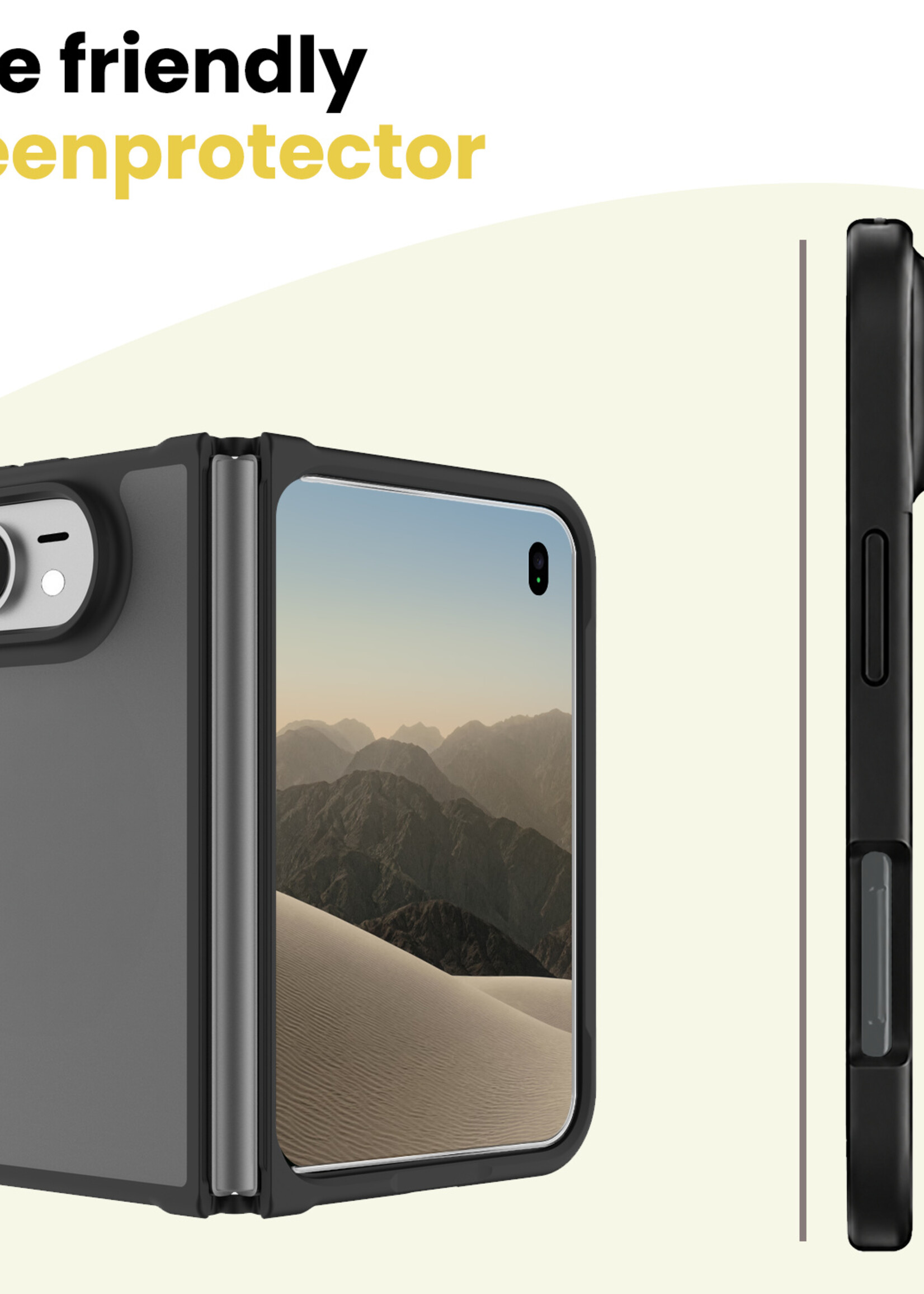 LUQ LUQ iPhone Duo Screenprotector Glas Met Dichte Notch