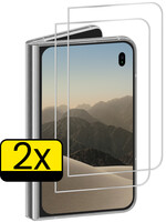 LUQ LUQ iPhone Duo Screenprotector Glas Met Dichte Notch - 2 PACK