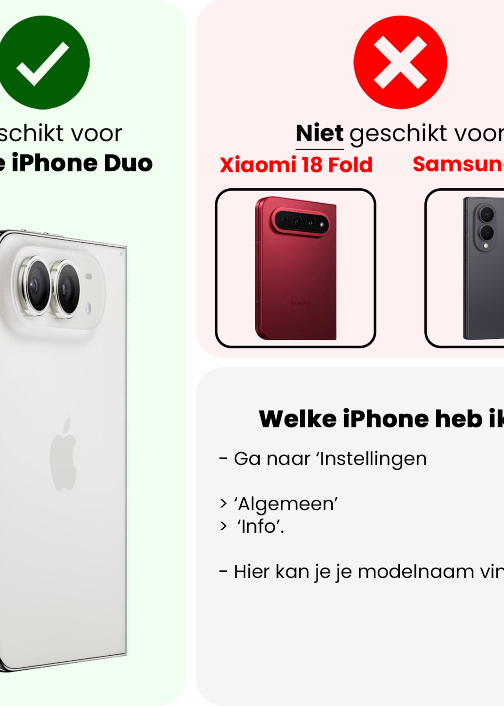LUQ LUQ iPhone Duo Camera Screenprotector