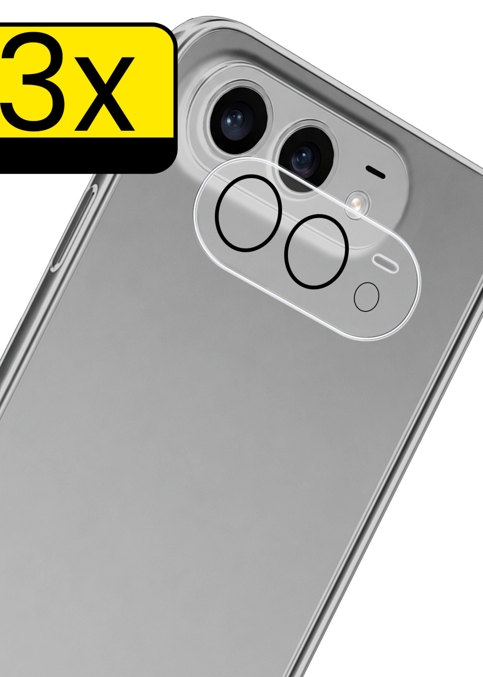 LUQ LUQ iPhone Duo Camera Screenprotector - 3 PACK