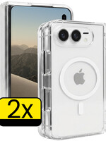LUQ LUQ iPhone Duo Magsafe Hoesje - Transparant - 2 PACK