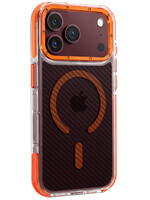 LUQ LUQ iPhone 18 Pro Max Magsafe Carbon Hoesje - Oranje