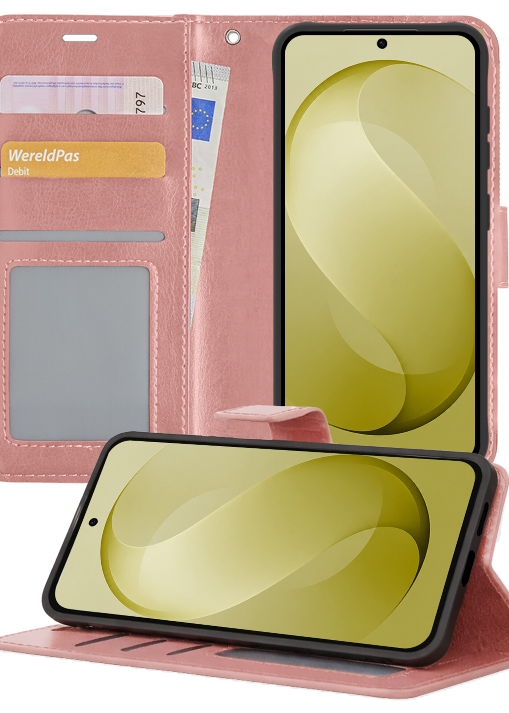 LUQ LUQ Samsung Galaxy S26 FE Hoesje Bookcase - Rose Goud
