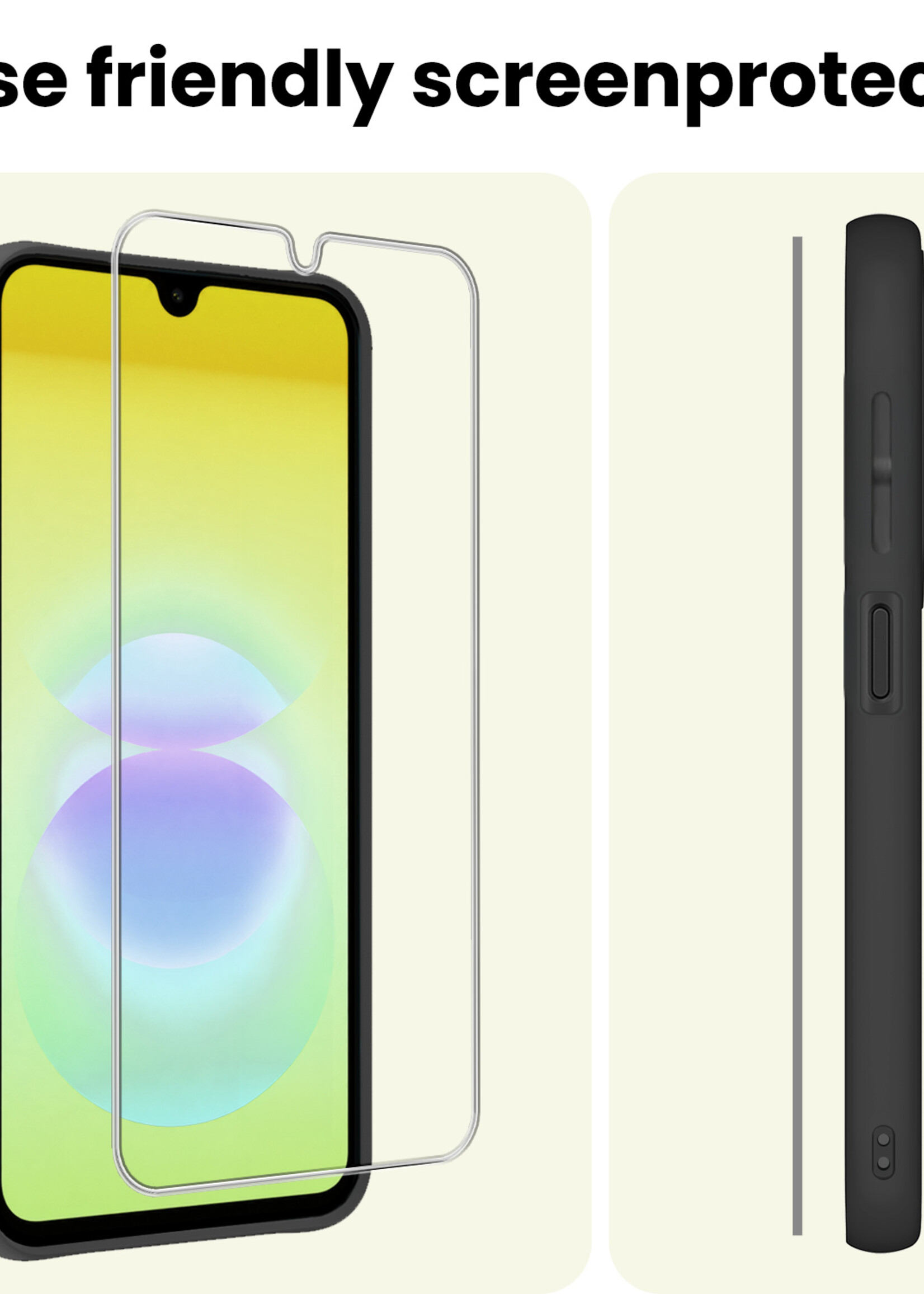 LUQ LUQ Samsung Galaxy A18 Screenprotector Glas