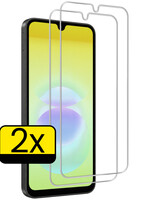 LUQ LUQ Samsung Galaxy A18 Screenprotector Glas - 2 PACK