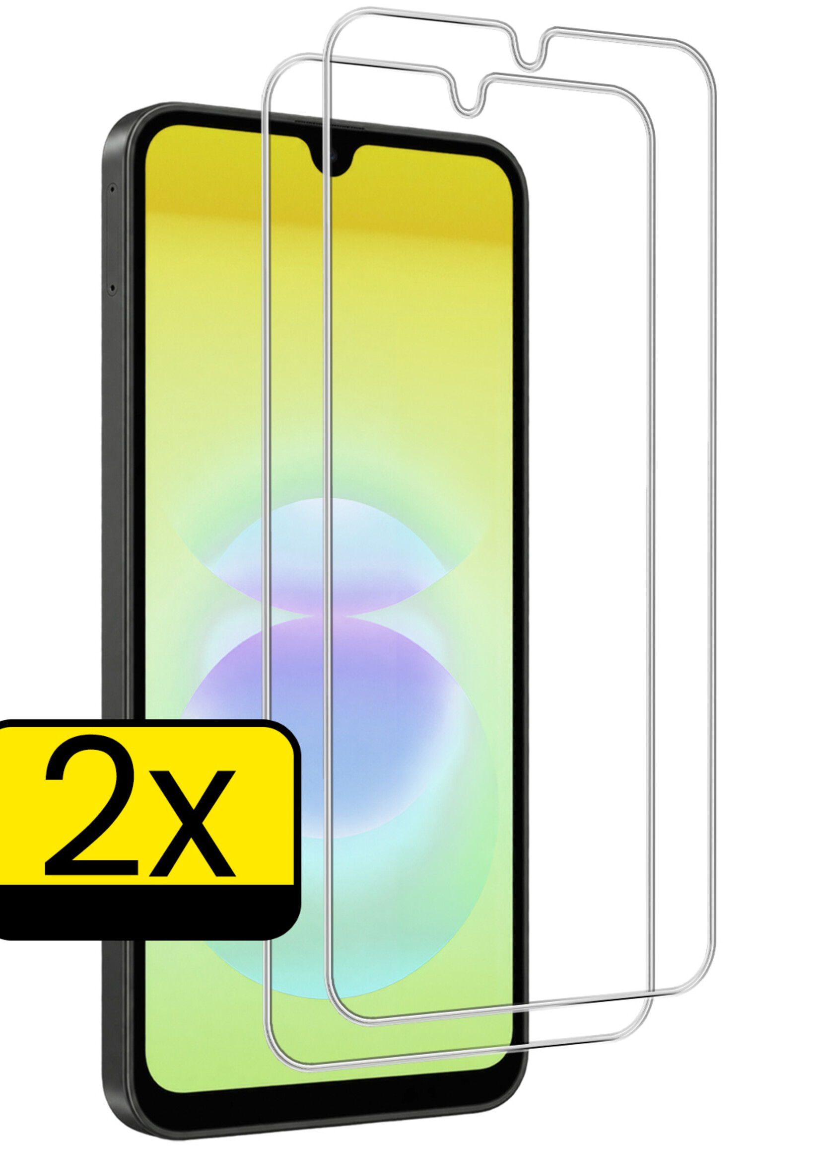 LUQ LUQ Samsung Galaxy A18 Screenprotector Glas - 2 PACK
