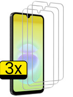 LUQ LUQ Samsung Galaxy A18 Screenprotector Glas - 3 PACK