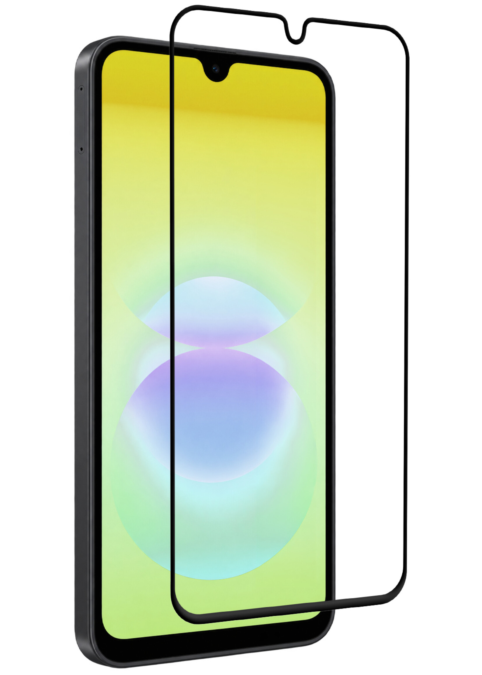 LUQ LUQ Samsung Galaxy A18 Screenprotector Glas Full Cover