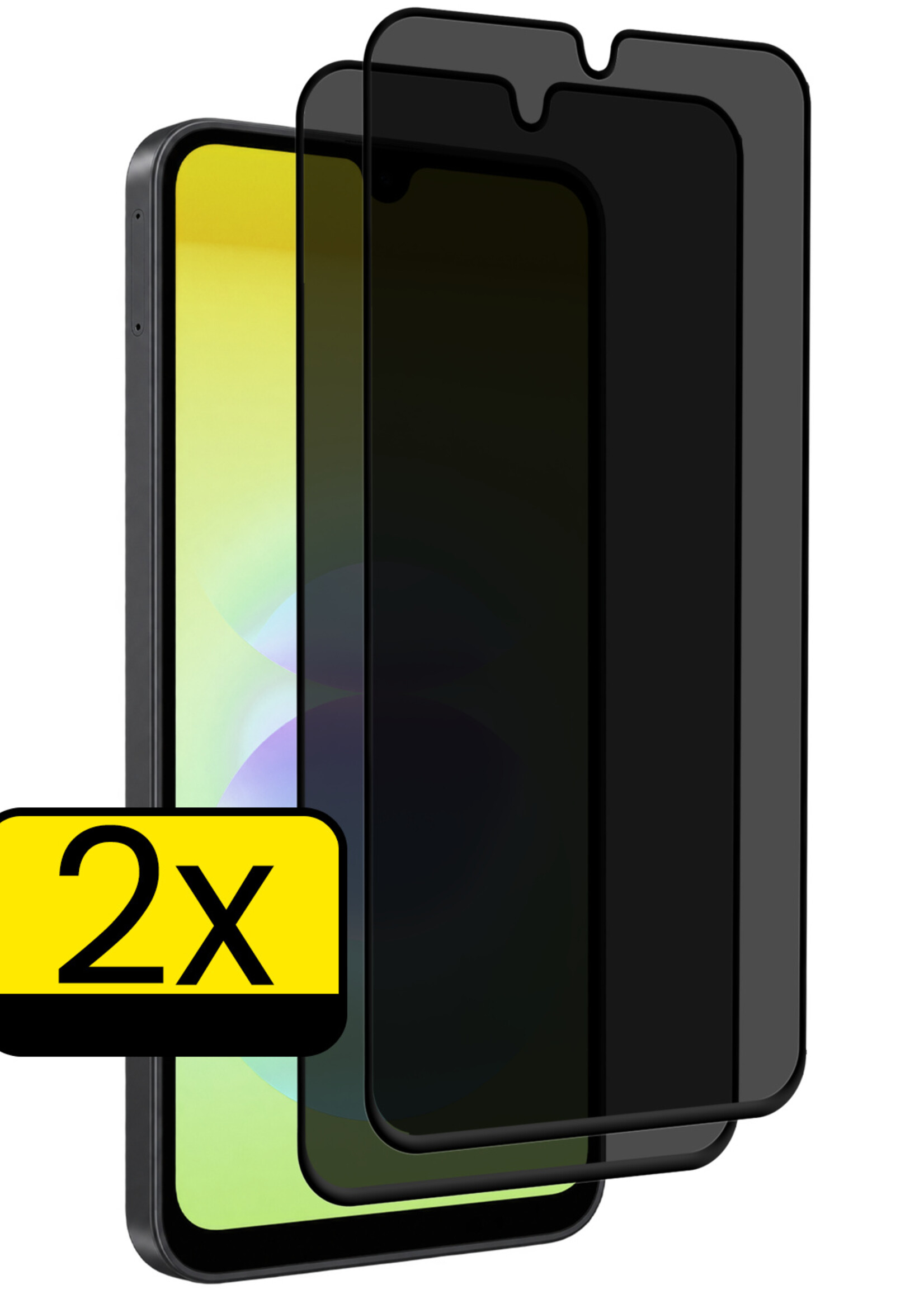 LUQ LUQ Samsung Galaxy A18 Screenprotector Glas Privacy - 2 PACK