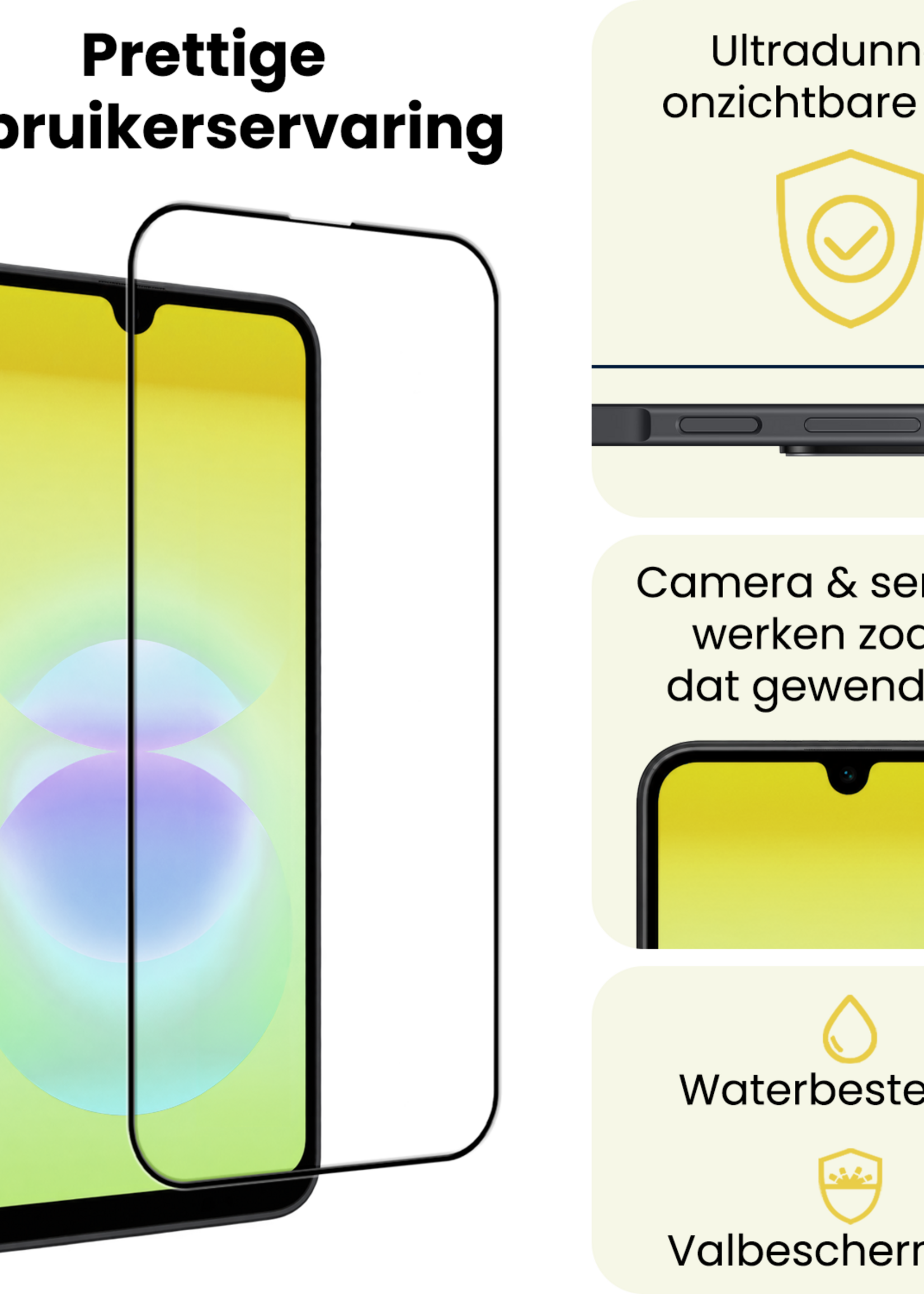 LUQ LUQ Samsung Galaxy A18 Hybrid Screenprotector