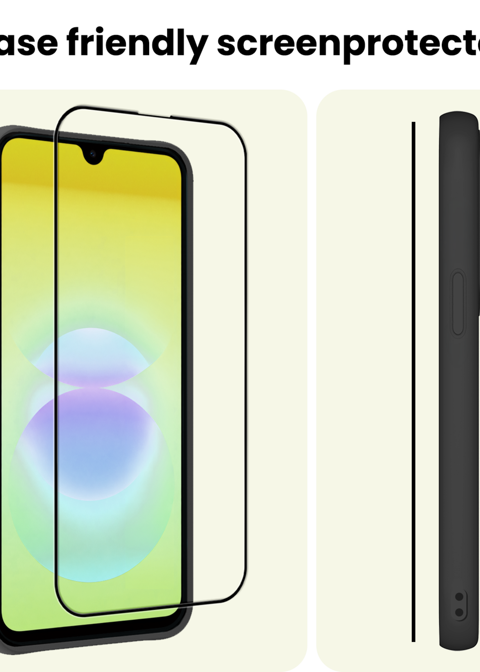 LUQ LUQ Samsung Galaxy A18 Hybrid Screenprotector