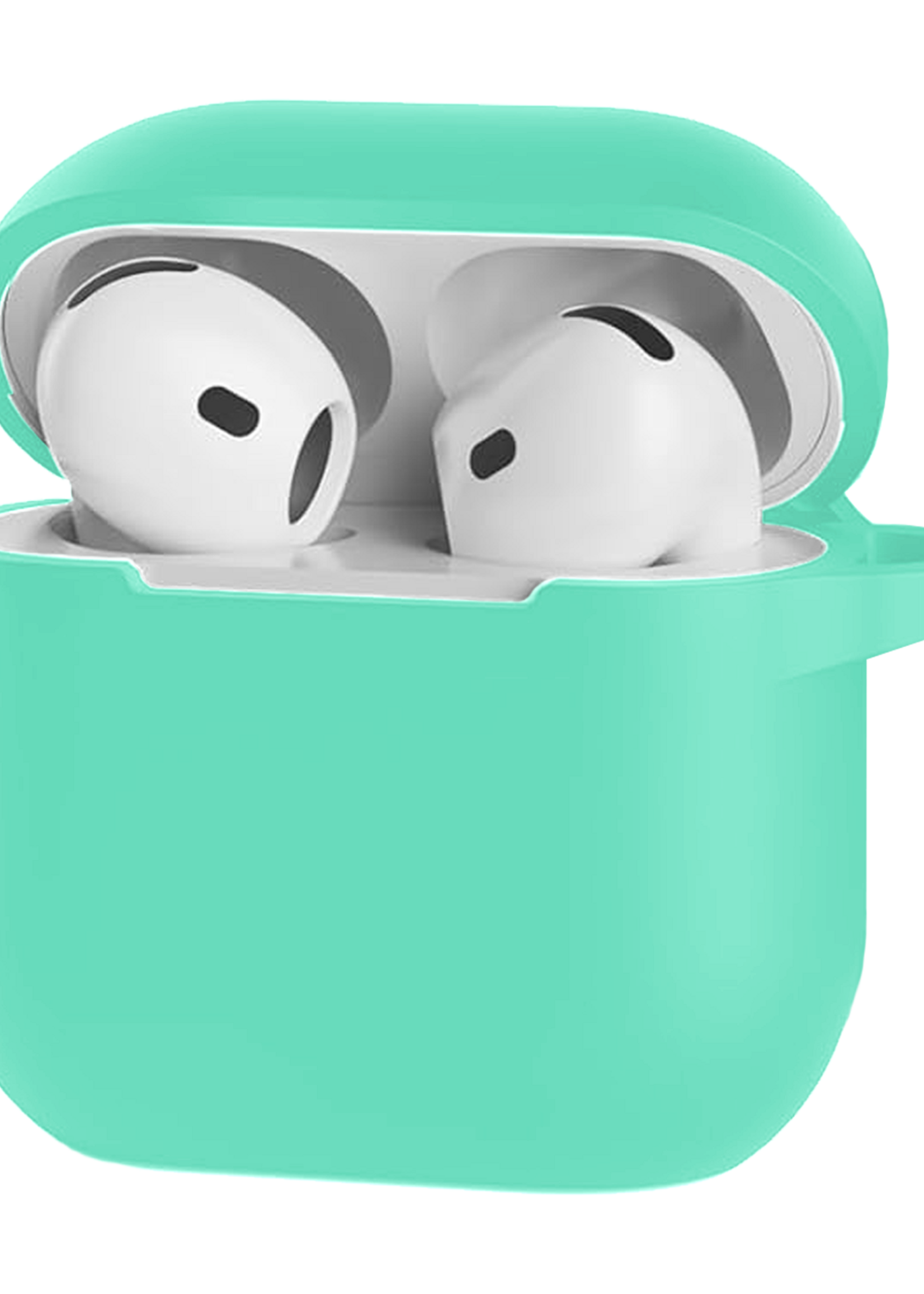 LUQ LUQ Siliconen Hoesje Voor Apple AirPods 5 - Turquoise
