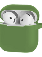 LUQ LUQ Siliconen Hoesje Voor Apple AirPods 5 - Donkergroen