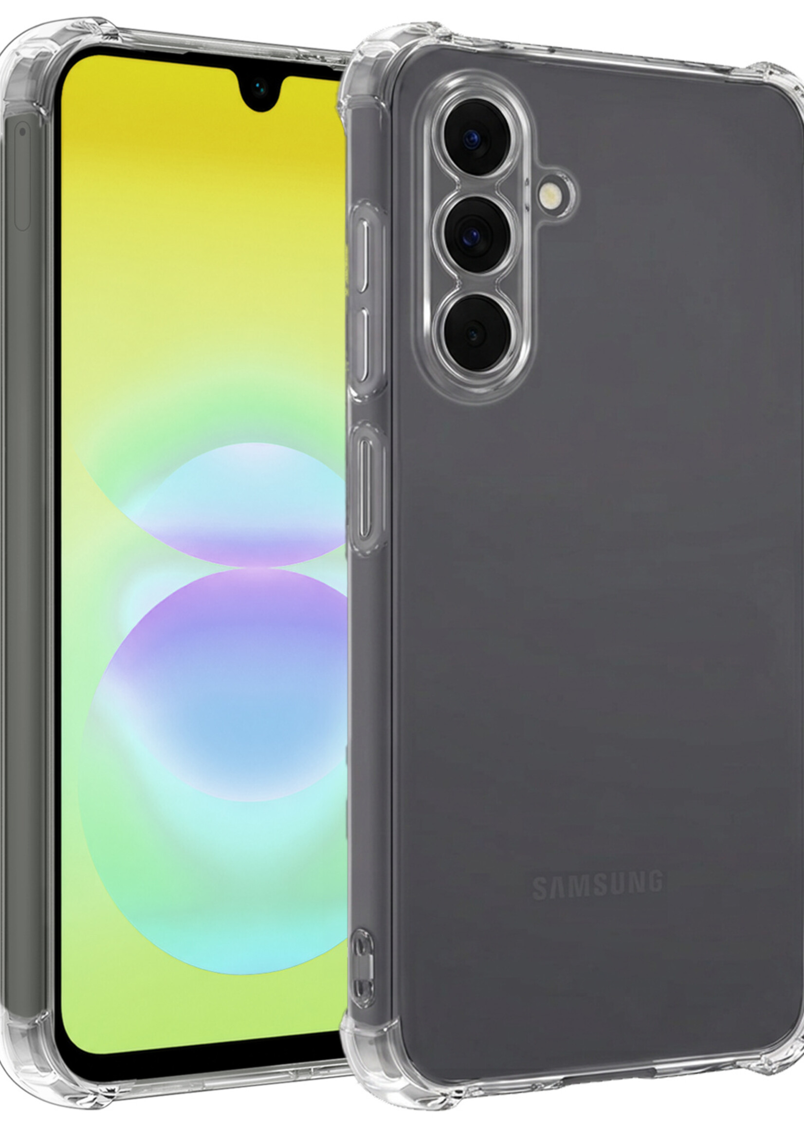 LUQ LUQ Samsung Galaxy A18 Hoesje Shockproof - Transparant