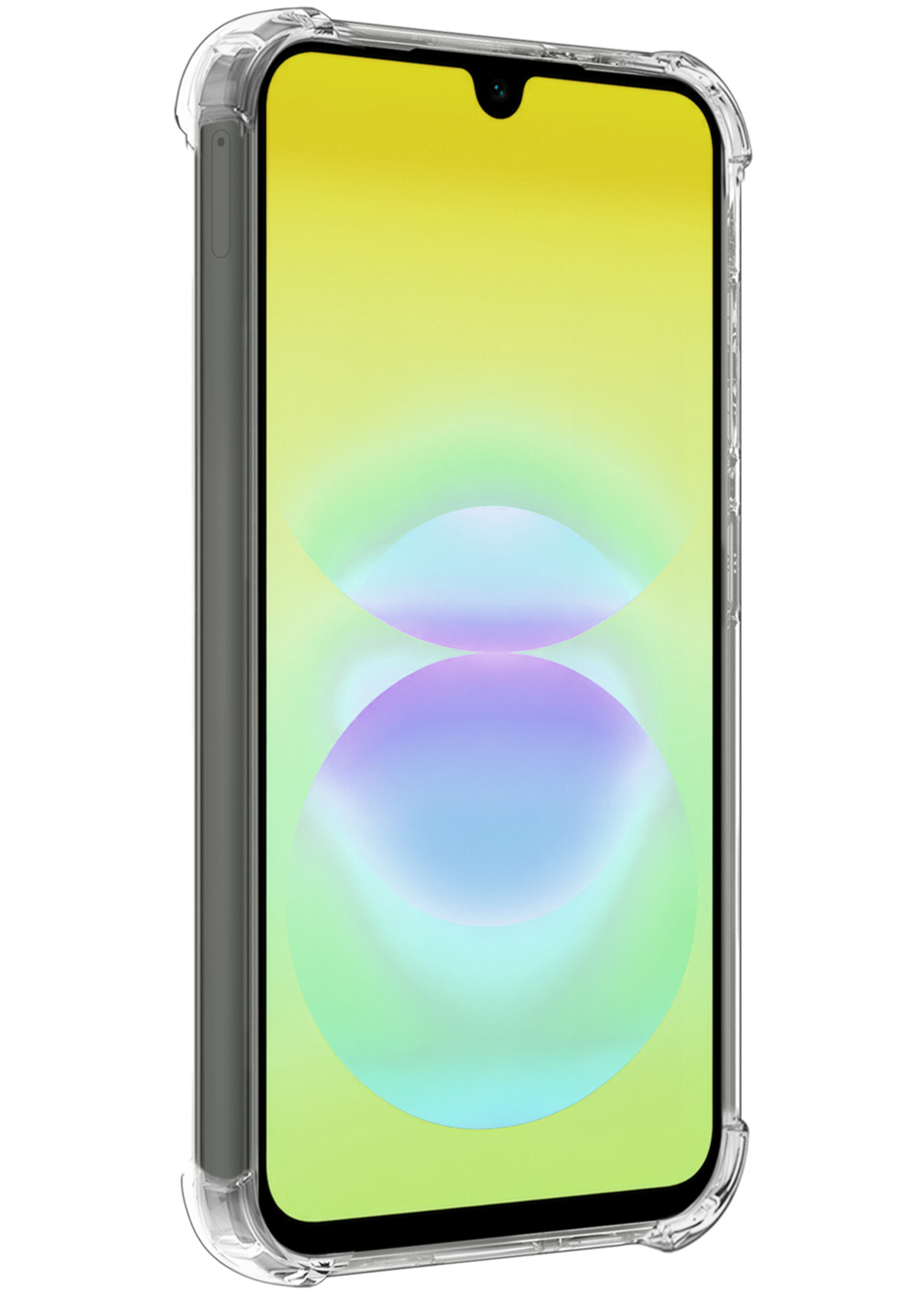LUQ LUQ Samsung Galaxy A18 Hoesje Shockproof - Transparant