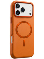 LUQ LUQ iPhone 18 Pro Max Magsafe Leer Hoesje - Oranje