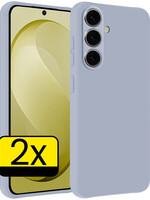 LUQ LUQ Samsung Galaxy S26 FE Hoesje Siliconen - Lila - 2 PACK