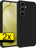 LUQ LUQ Samsung Galaxy S26 FE Hoesje Siliconen - Zwart - 2 PACK