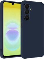 LUQ LUQ Samsung Galaxy A18 Hoesje Siliconen - Donkerblauw