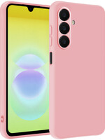 LUQ LUQ Samsung Galaxy A18 Hoesje Siliconen - Lichtroze