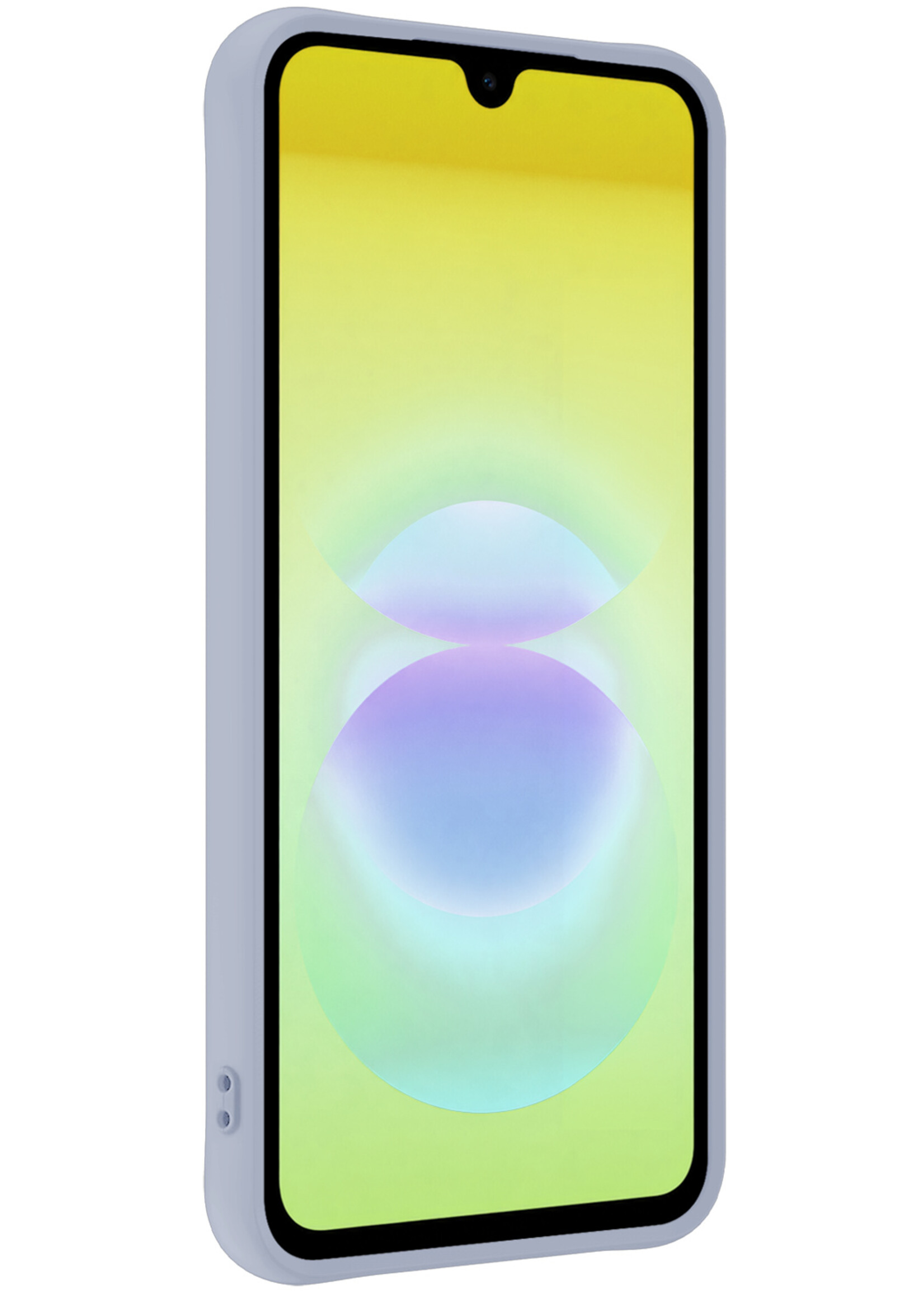 LUQ LUQ Samsung Galaxy A18 Hoesje Siliconen - Lila