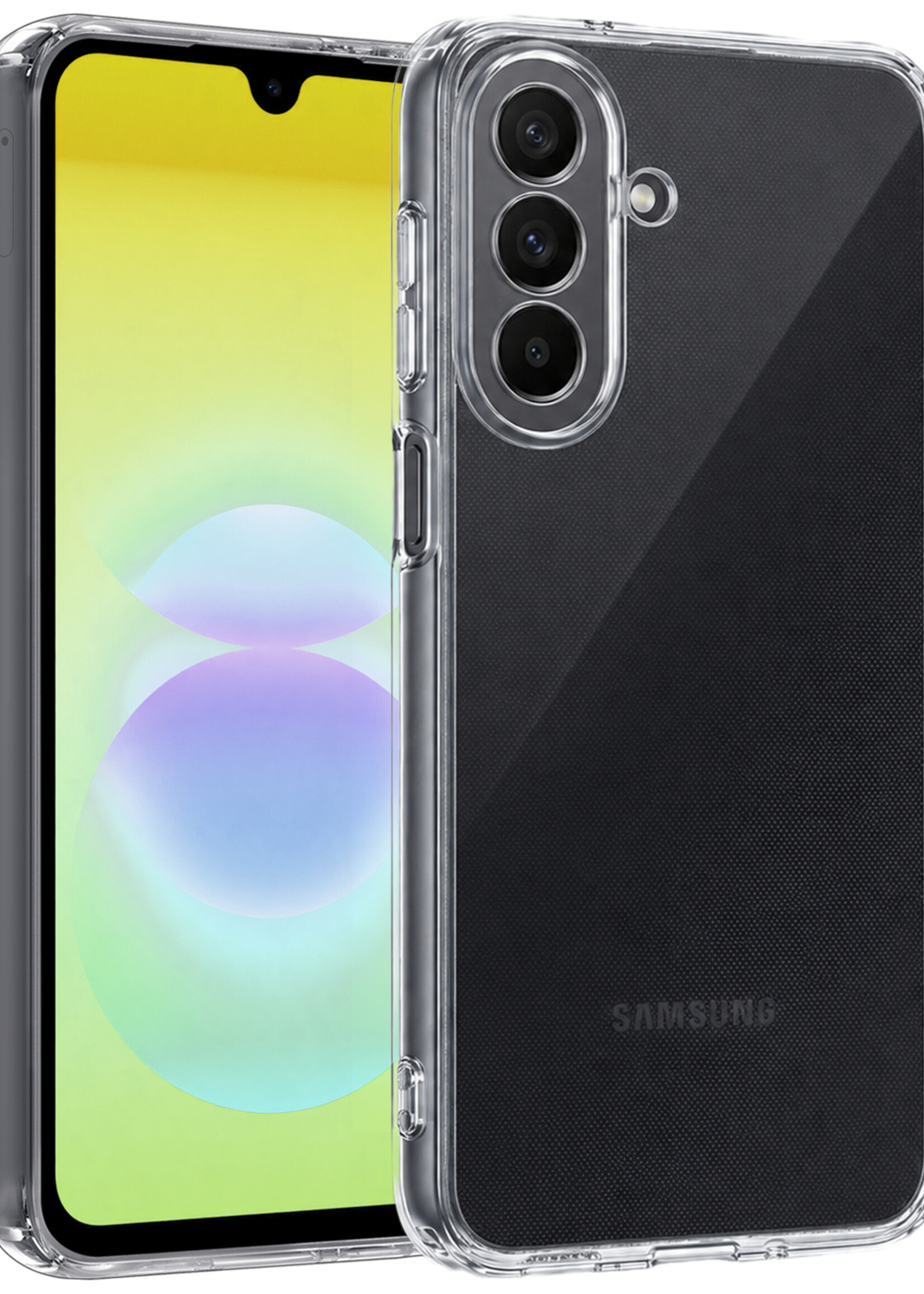 LUQ LUQ Samsung Galaxy A18 Hoesje Siliconen - Transparant