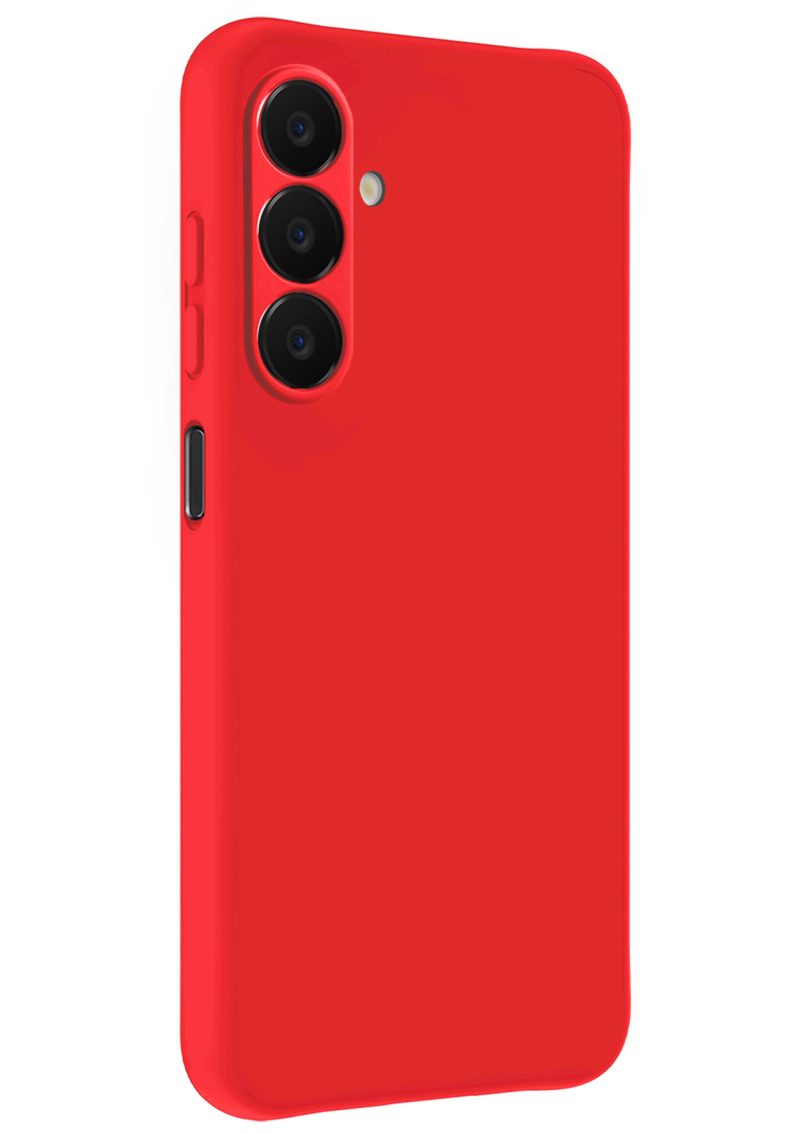 LUQ LUQ Samsung Galaxy A18 Hoesje Siliconen - Rood - 2 PACK