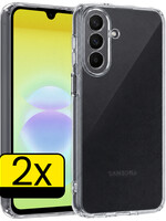 LUQ LUQ Samsung Galaxy A18 Hoesje Siliconen - Transparant - 2 PACK