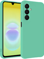 LUQ LUQ Samsung Galaxy A18 Hoesje Siliconen - Mintgroen