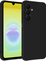 LUQ LUQ Samsung Galaxy A18 Hoesje Siliconen - Zwart