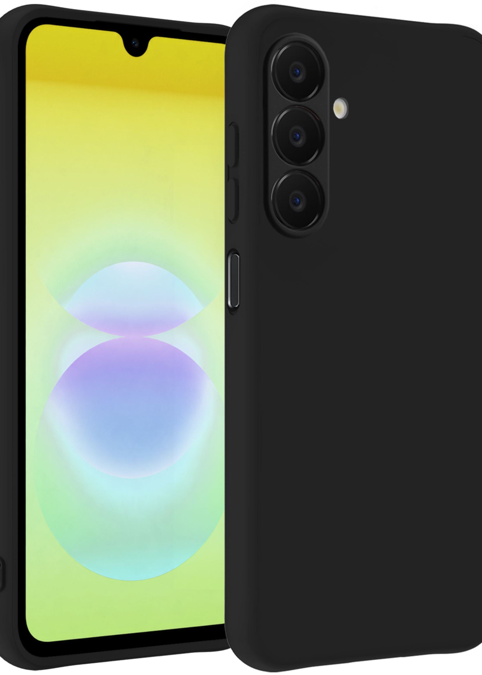 LUQ LUQ Samsung Galaxy A18 Hoesje Siliconen - Zwart