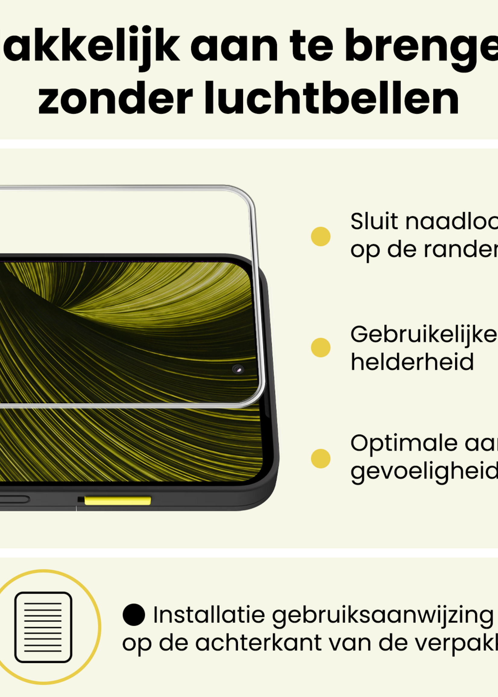 LUQ LUQ Fairphone Gen 6+ Screenprotector Glas - 3 PACK
