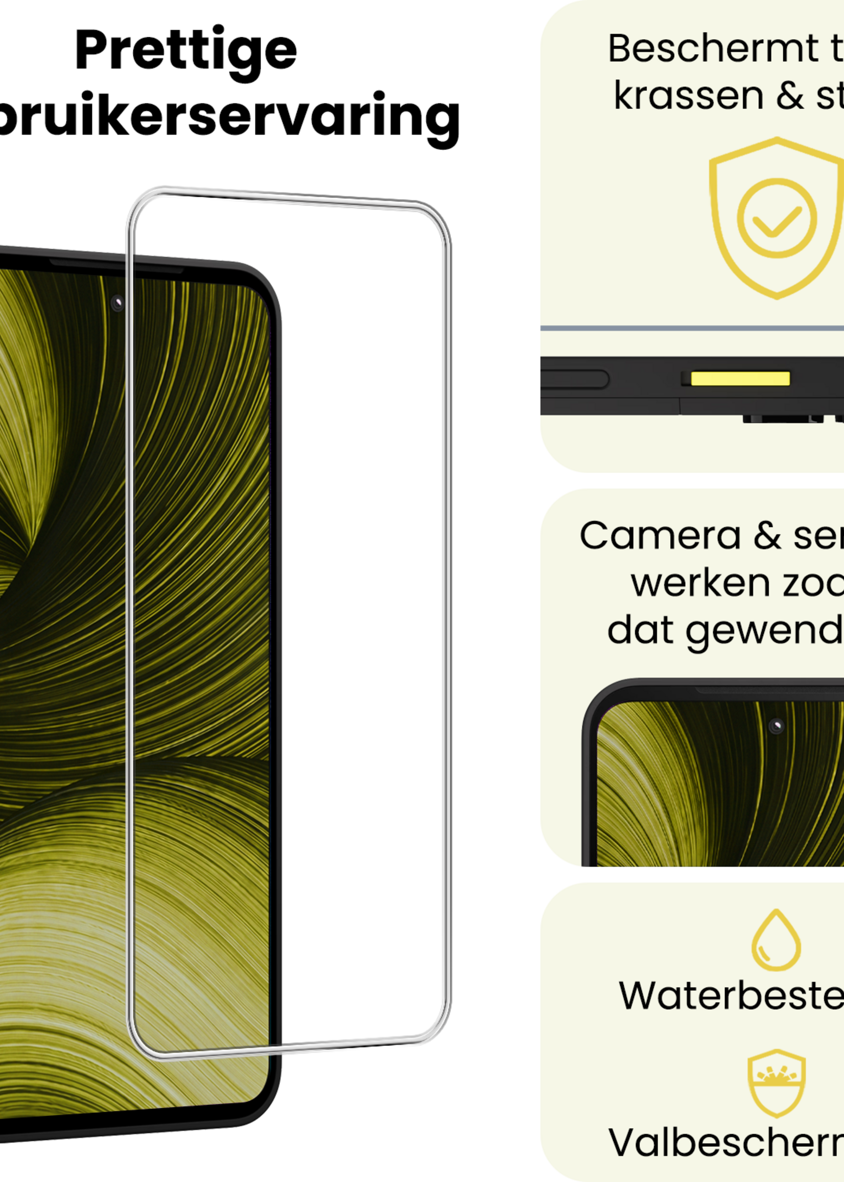 LUQ LUQ Fairphone Gen 6+ Screenprotector Glas - 3 PACK