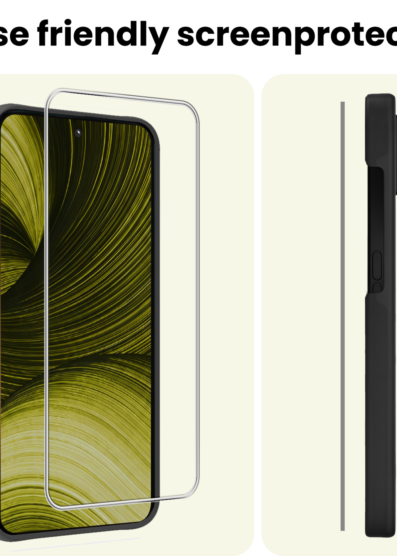 LUQ LUQ Fairphone Gen 6+ Screenprotector Glas - 3 PACK