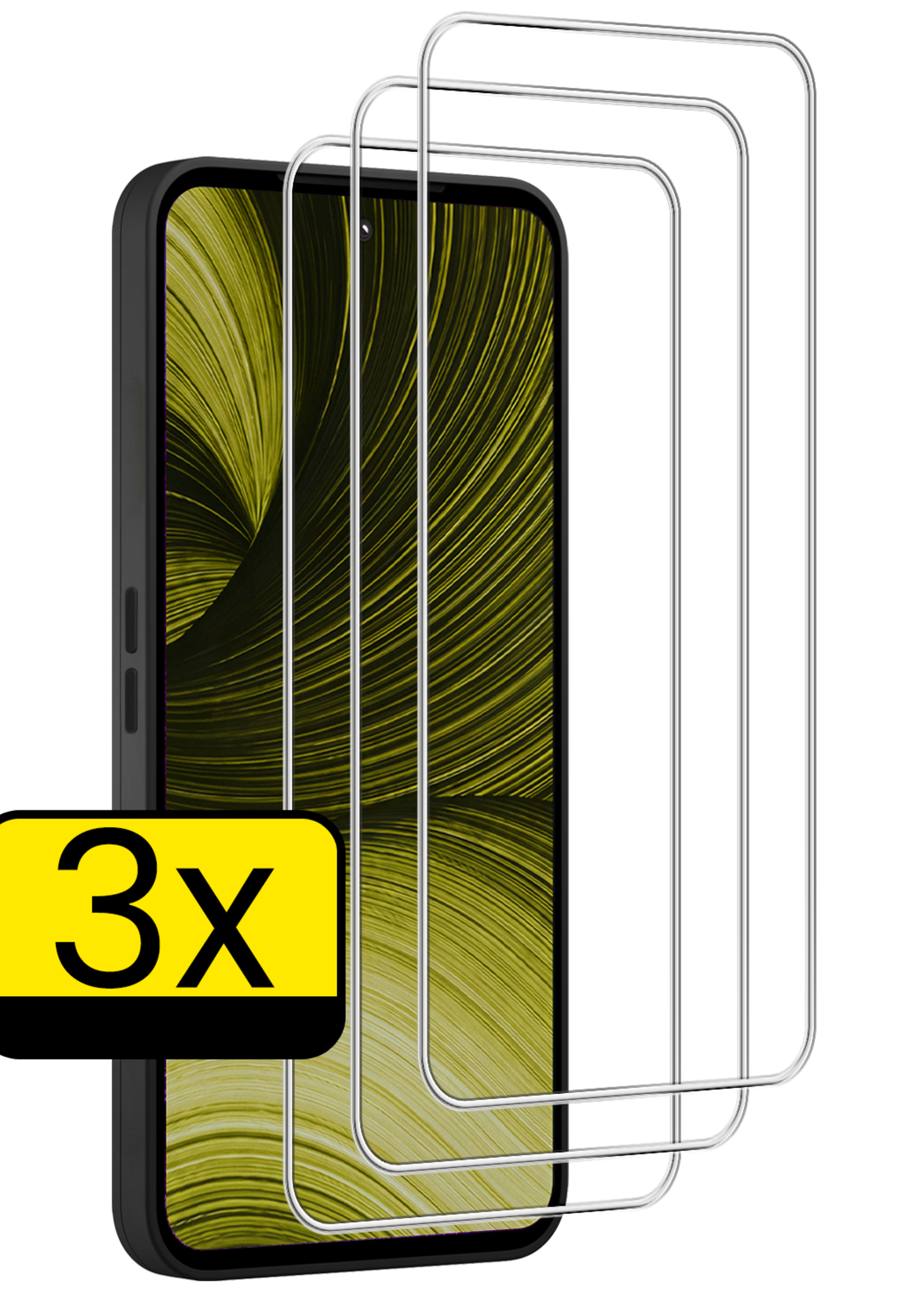 LUQ LUQ Fairphone Gen 6+ Screenprotector Glas - 3 PACK