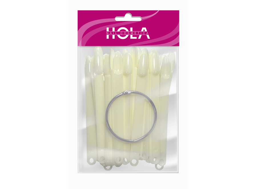 Wzornik na kółku - mleczny 50pcs
