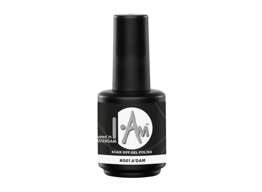 I.Am Soak Off Gel Polish #001 A'dam (15ml)